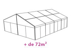 Tente de 72m² et +